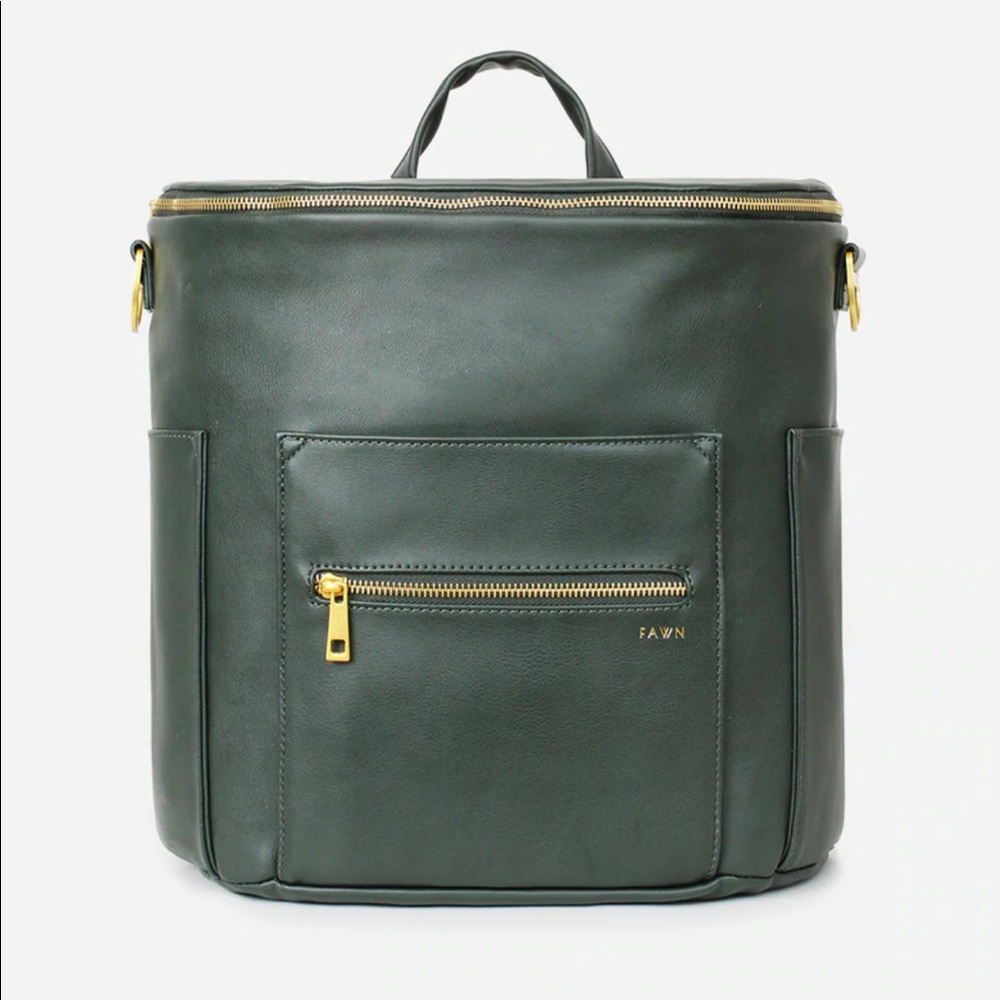 New Fawn Design Mini Backpack Purse Forest Green